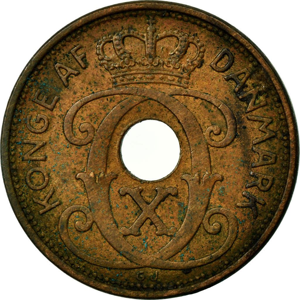 Denmark | 2 Ore Coin | Monogram | Km:827 | 1926 - 1940
