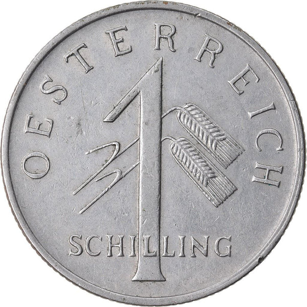 Austria 1 Schilling Coin | Grain | KM2851 | 1934 - 1935