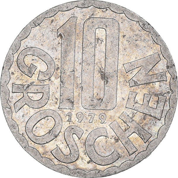 Austria 10 Groschen Coin | KM2878 | 1951 - 2001