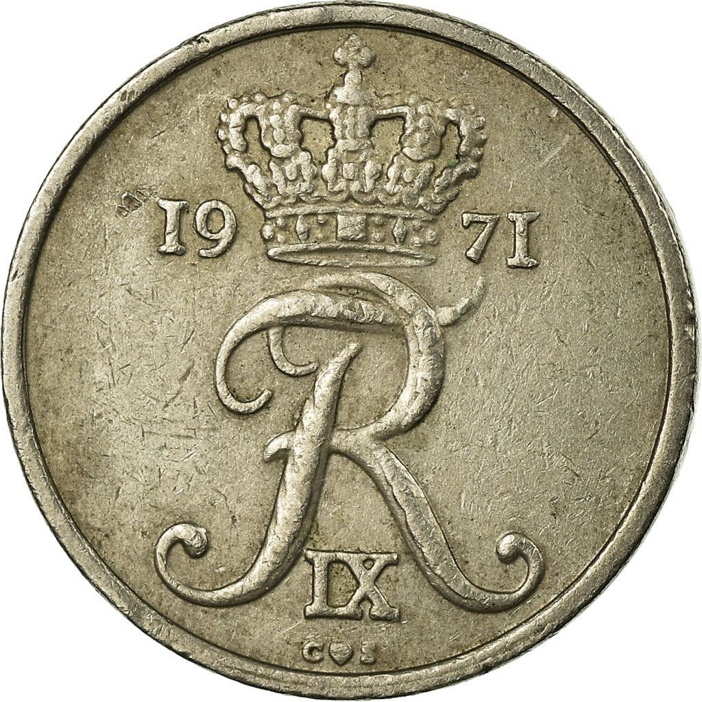 Denmark | 10 Ore Coin | Monogram | Km:849 | 1960 - 1972