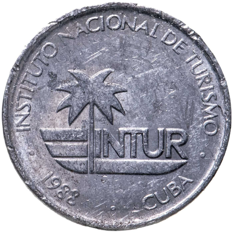 1 Centavo Coin | INTUR | Km:410 | 1988