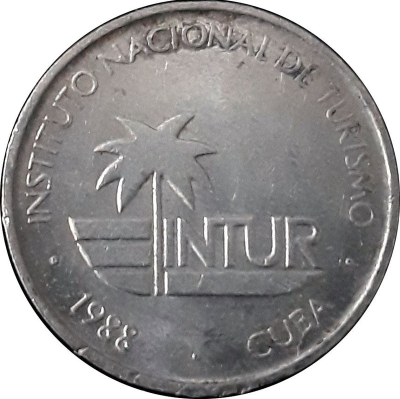 1 Centavo Coin | INTUR | Km:410 | 1988