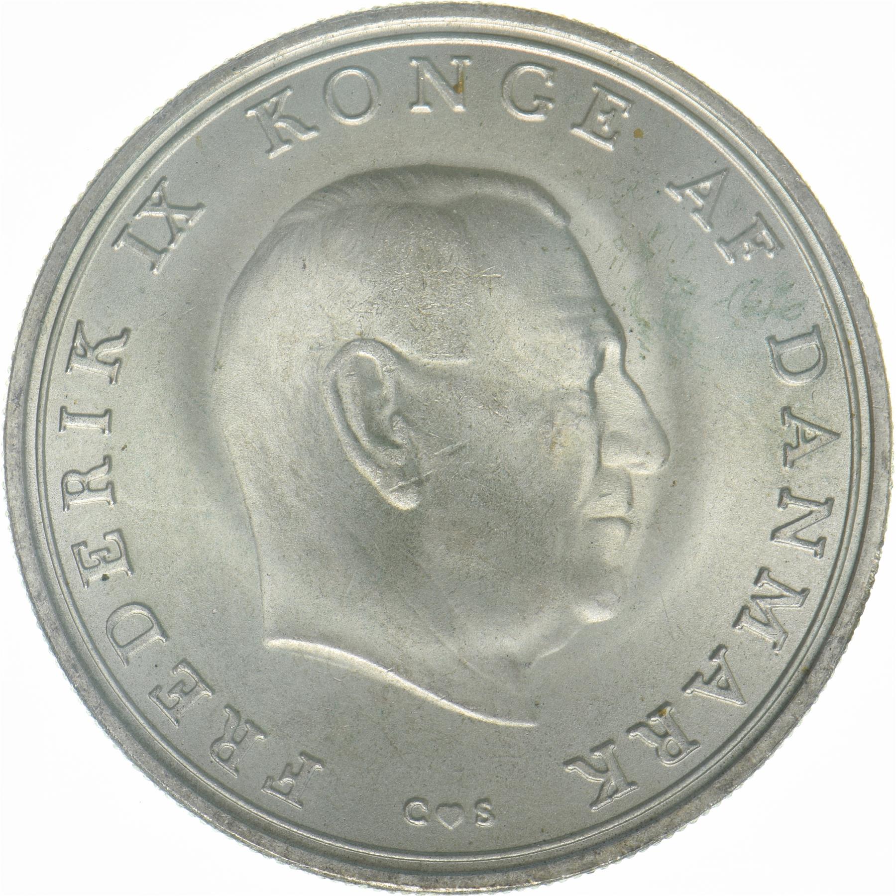 Denmark | 10 Kroner Coin | Silver | Wedding of Princess Benedikte | KM:857 | 1968