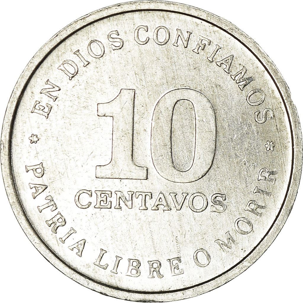 Nicaragua Coin Nicaraguan 10 Centavos Coin | Panama Hat | KM56 | 1987