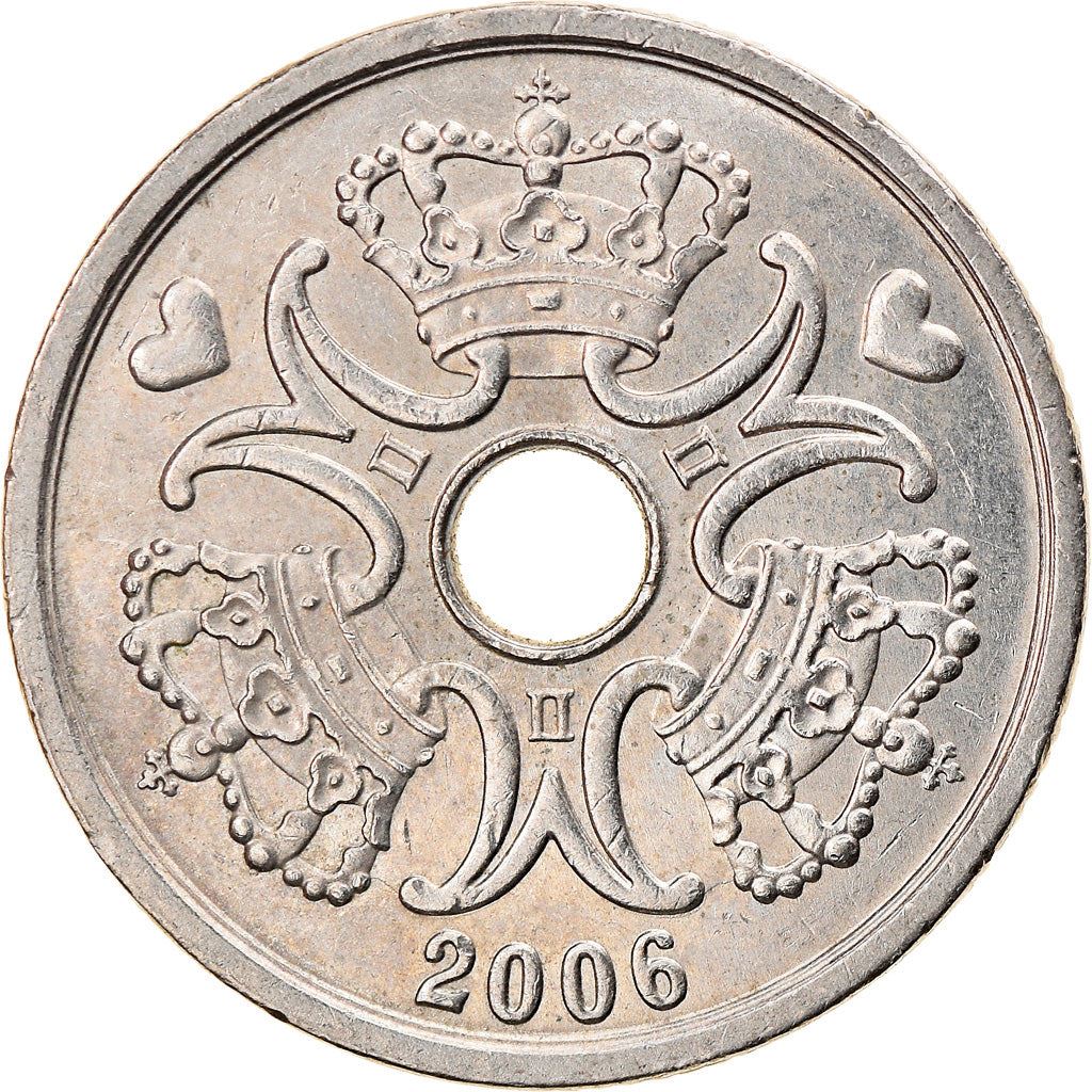 Denmark | 2 Kroner Coin | Royal monogram | Km:874 | 1992 - 2023