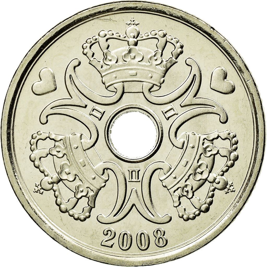Denmark | 2 Kroner Coin | Royal monogram | Km:874 | 1992 - 2023