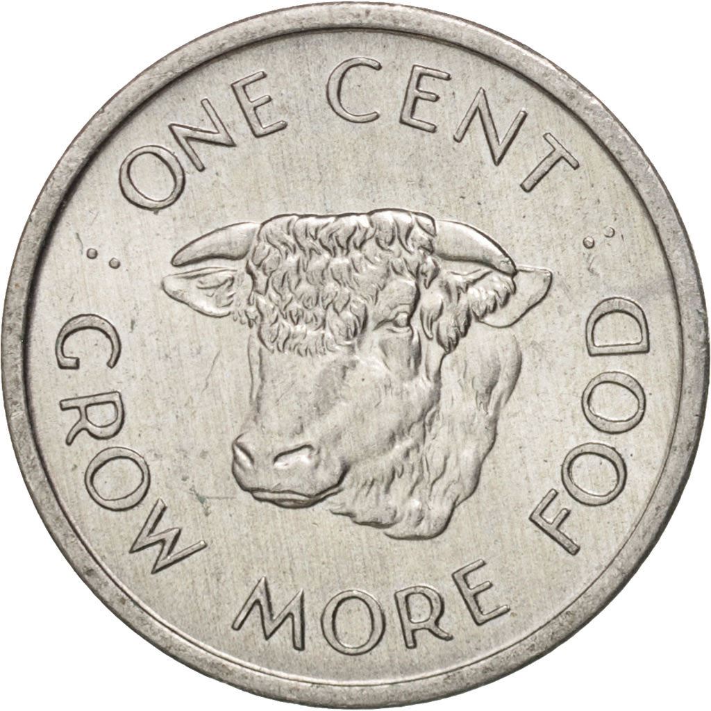 Seychelles | 1 Cent Coin | Cow | Km:17 | 1972