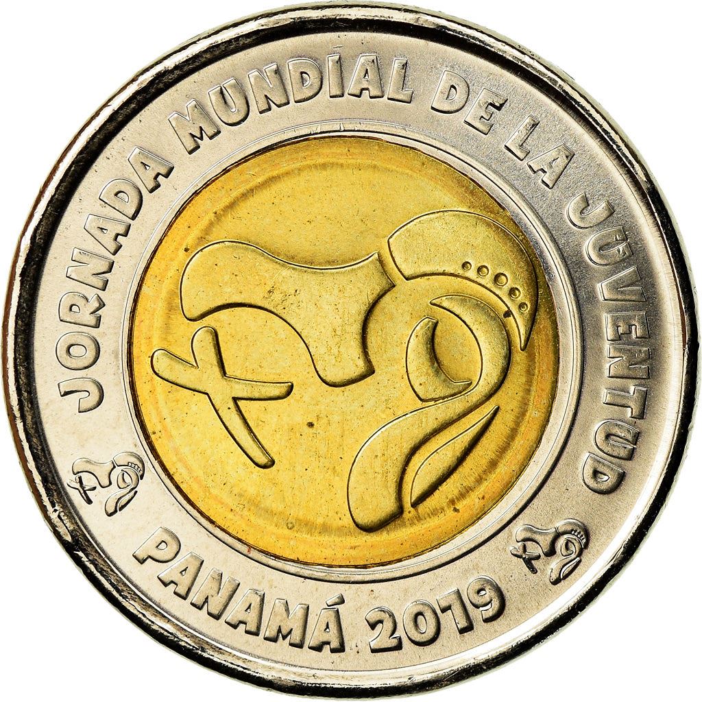 Panama | 1 Balboa Coin | World Youth Day | Km:168 | 2019