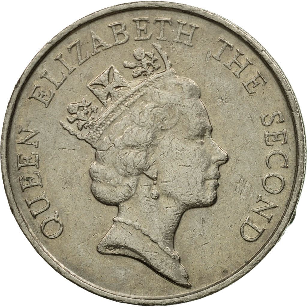 Hong Kong | 5 Dollars Coin | Elizabeth II | Km:56 | 1985 - 1989