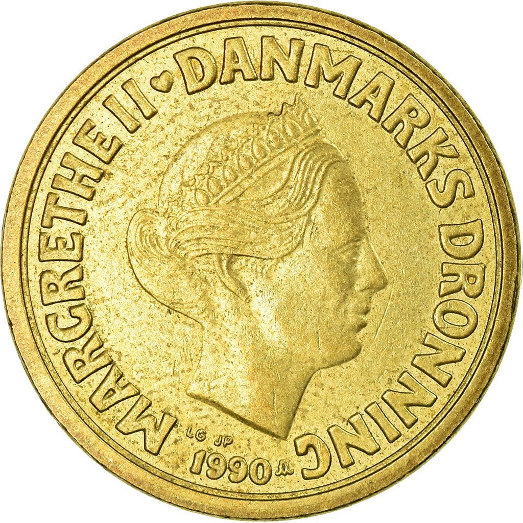 Denmark | 10 Kroner Coin | Margrethe II | Km:867 | 1989 - 1993