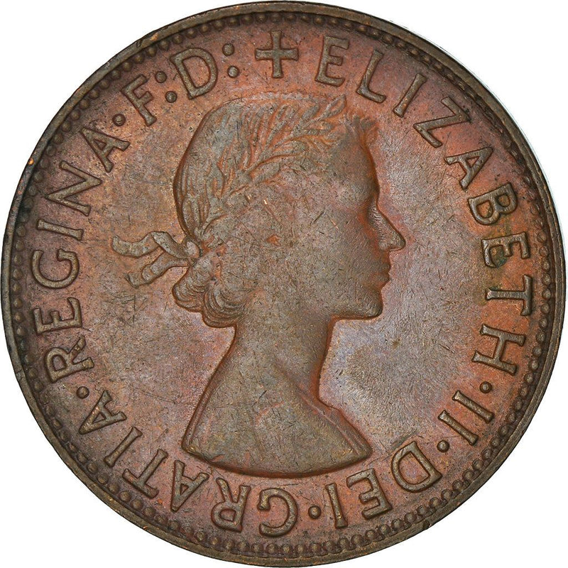 Australia | 1 Penny Coin | Elizabeth II | Kangaroo | KM56 | 1955 - 1964