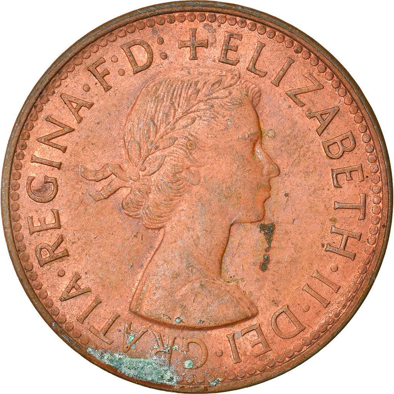 Australia Coin | 1/2 Penny | Elizabeth II | Kangaroo | KM61 | 1959 - 1964