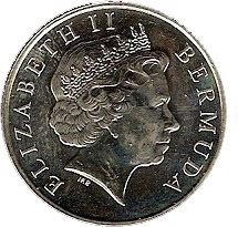 Bermuda | 1 Dollar Coin | Queen Elizabeth II | Boat | KM111 | 1999 - 2019