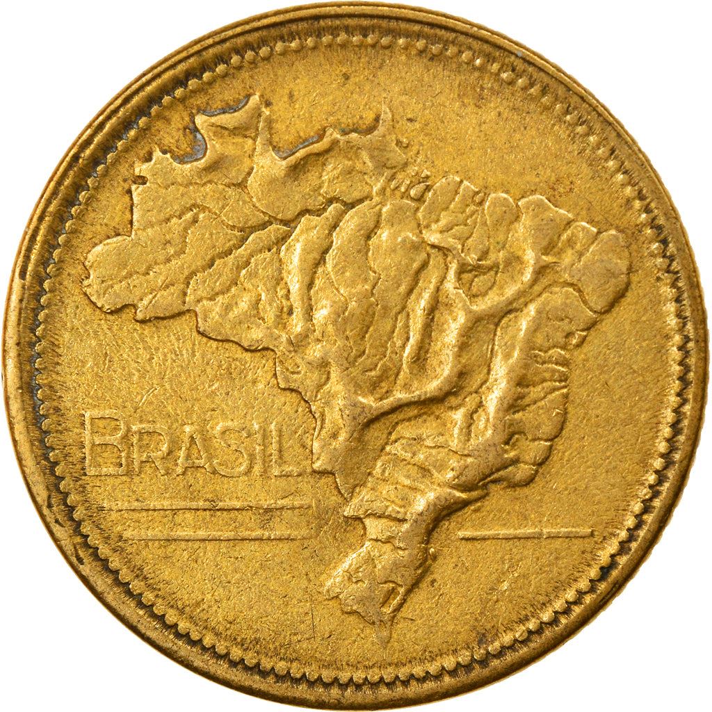 Brazil 1 Cruzeiro Coin | KM558 | 1942 - 1956