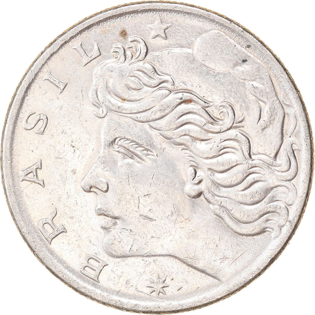 Brazil 1 Cruzeiro Coin | KM581a | 1974 - 1978