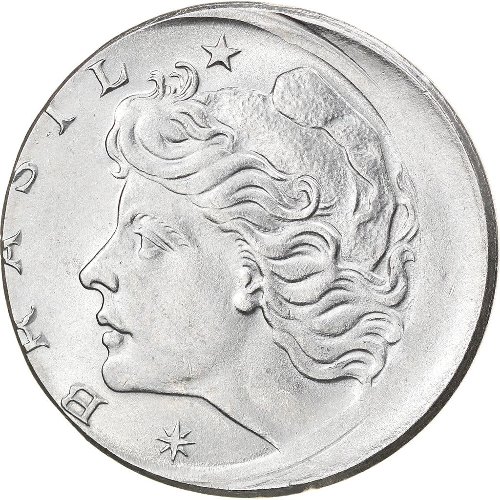 Brazil 10 Centavos Coin | magnetic | KM578.1a | 1974 - 1979