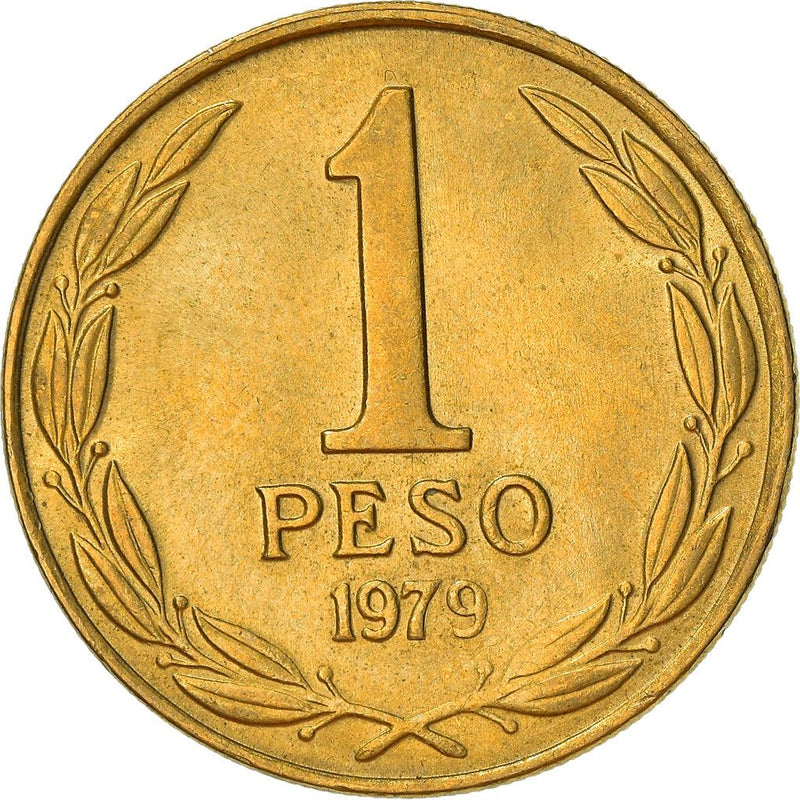 Chile | 1 Peso Coin | Large issue | KM208a | 1978 - 1979