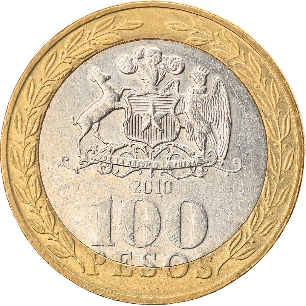 Chile 100 Pesos | 100 Coins | Mapuche Indian Woman | KM236 | 2001 - 2021