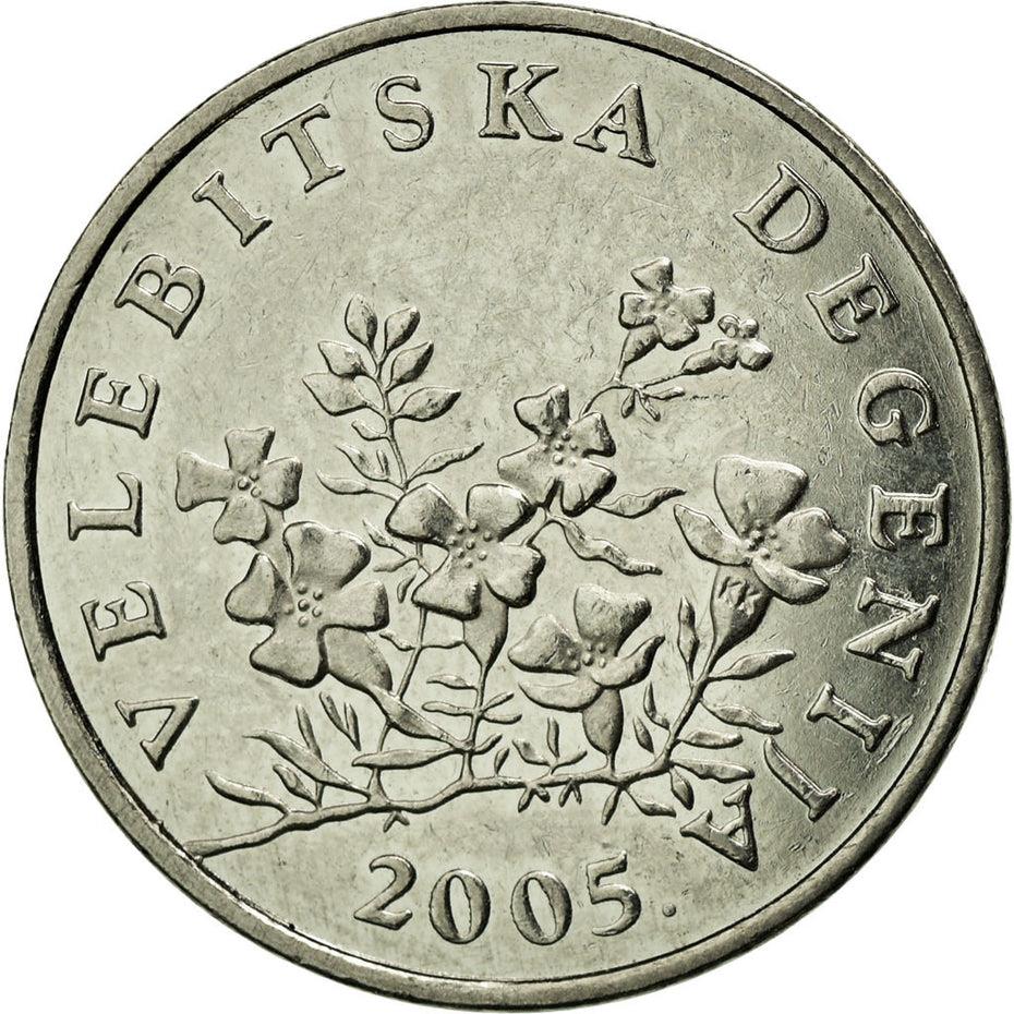 Croatia Coin Croatian 50 Lipa | Velebit Degenia | KM8 | 1993 - 2021