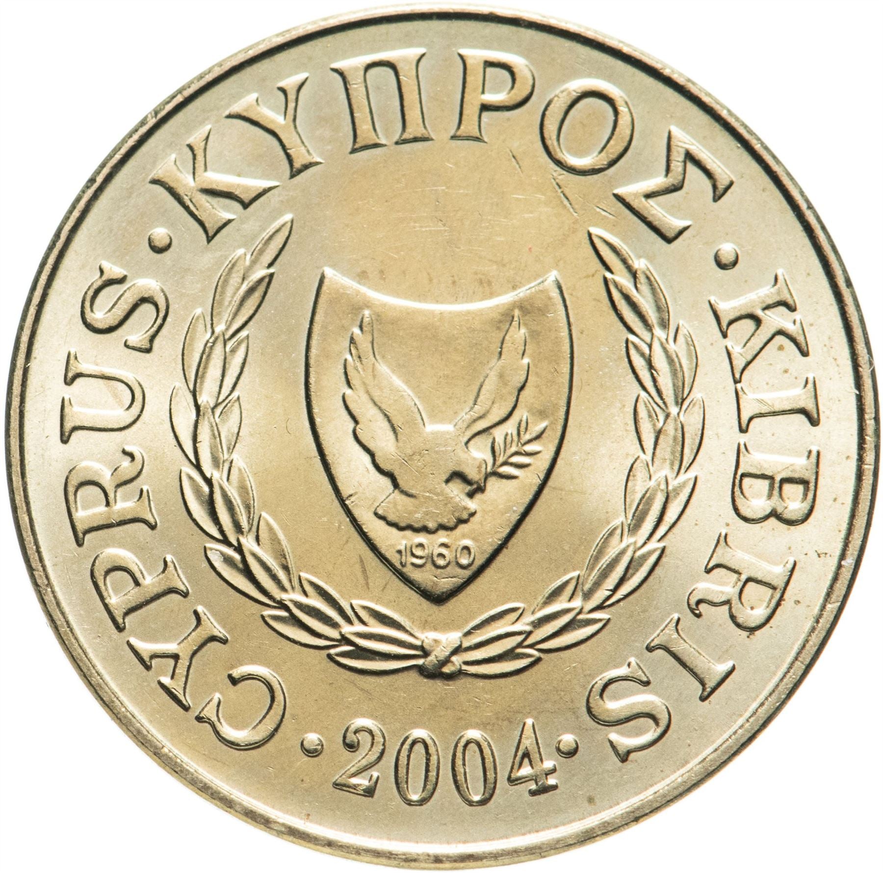 Cyprus 5 Cents Coin | Bull | KM55.3 | 1991 - 2004
