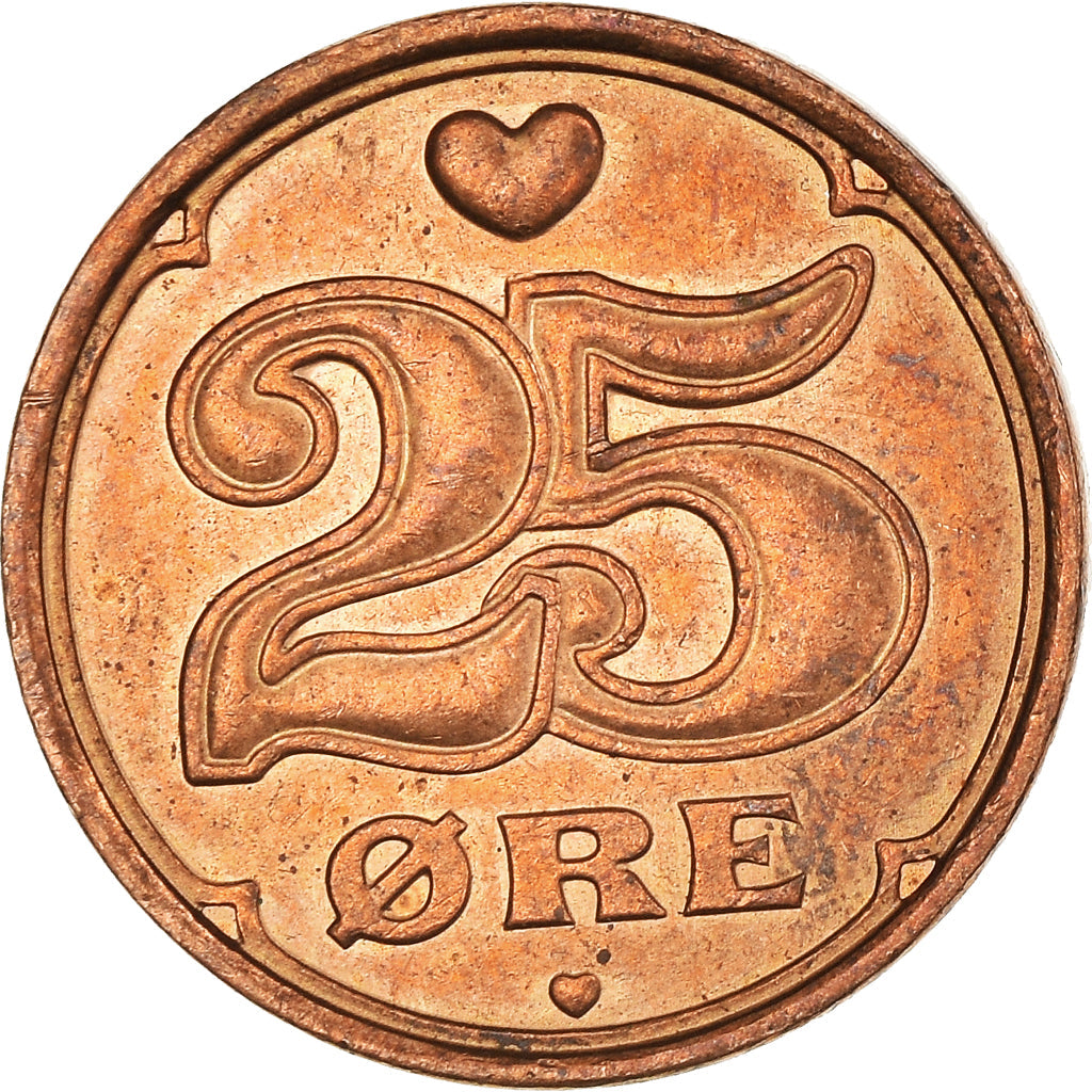 Denmark | 25 Ore Coin | Crown | Km:868 | 1990 - 2008