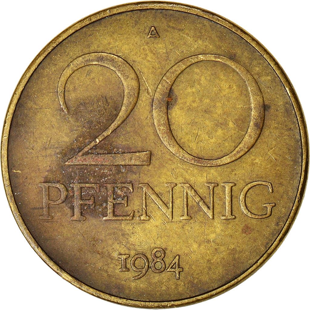 East German 20 Pfennig | Deutsche Demokratische Republik | KM11 | 1969 - 1990