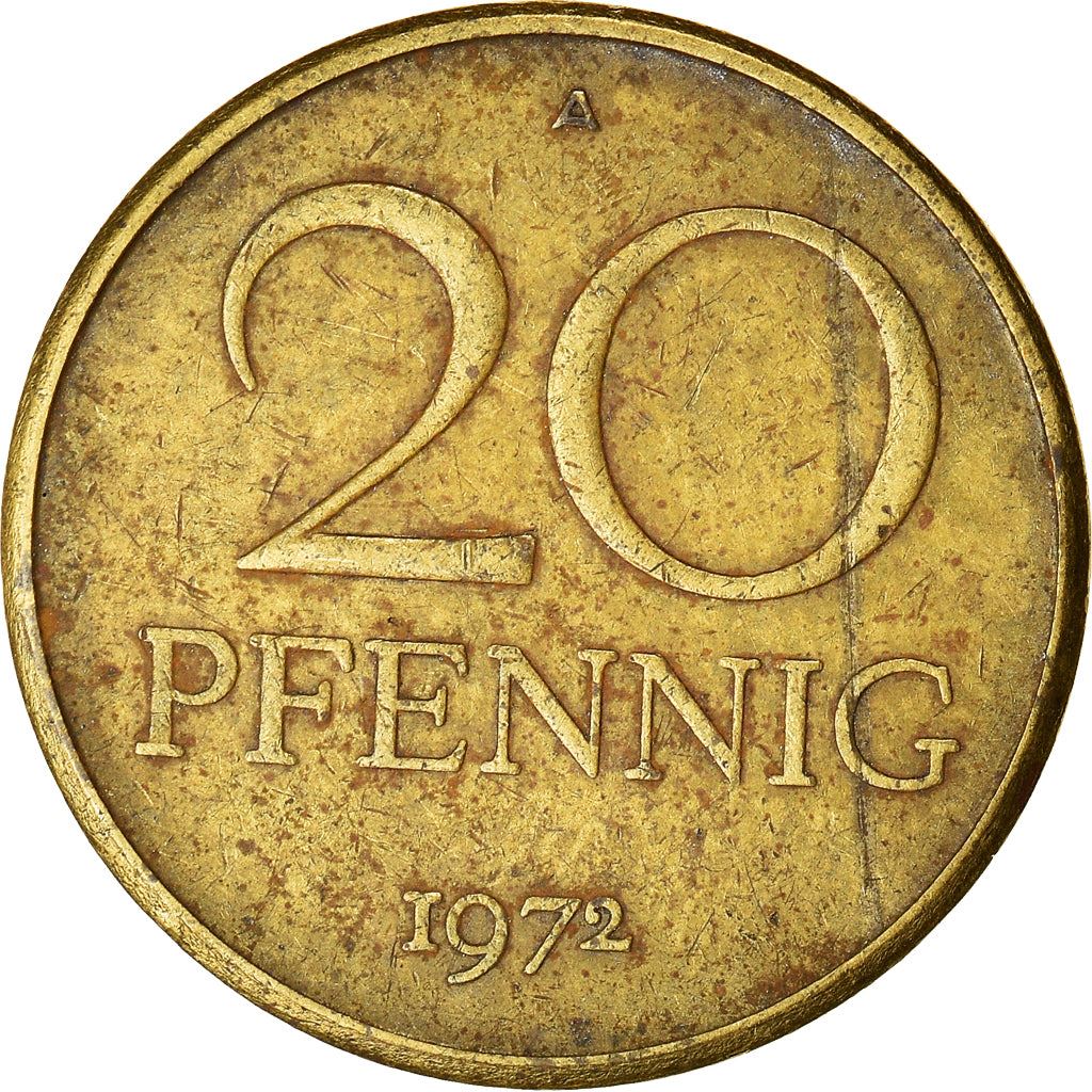 East German 20 Pfennig | Deutsche Demokratische Republik | KM11 | 1969 - 1990