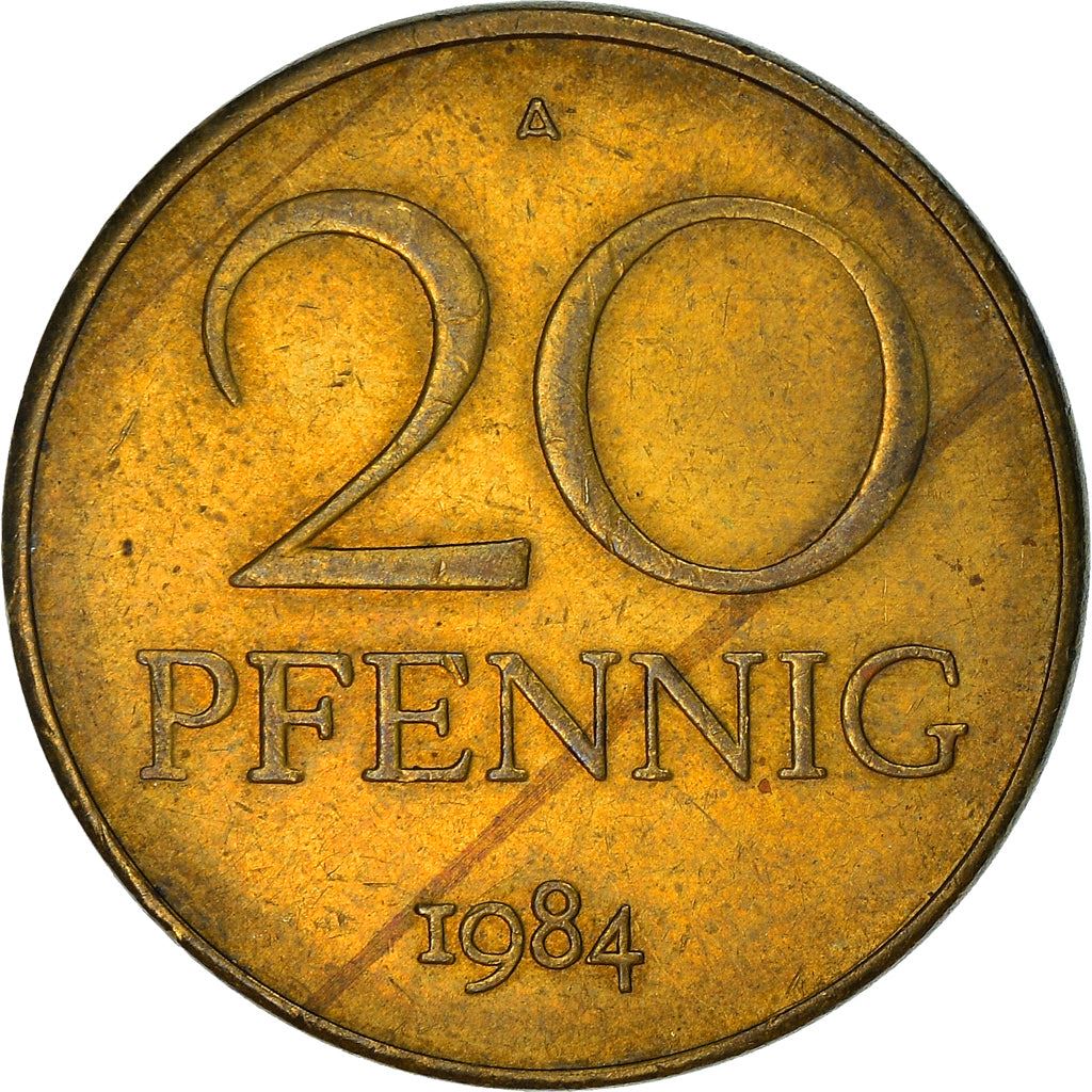 East German 20 Pfennig | Deutsche Demokratische Republik | KM11 | 1969 - 1990