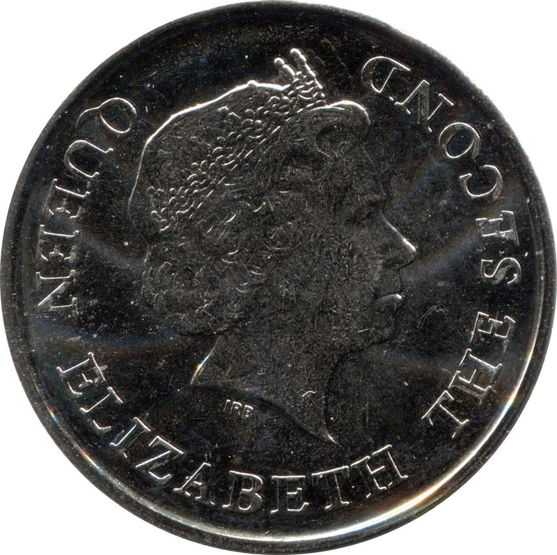 Eastern Caribbean States | 2 Dollars Coin | Queen Elizabeth II | Hands | Tree | KM87 | 2011