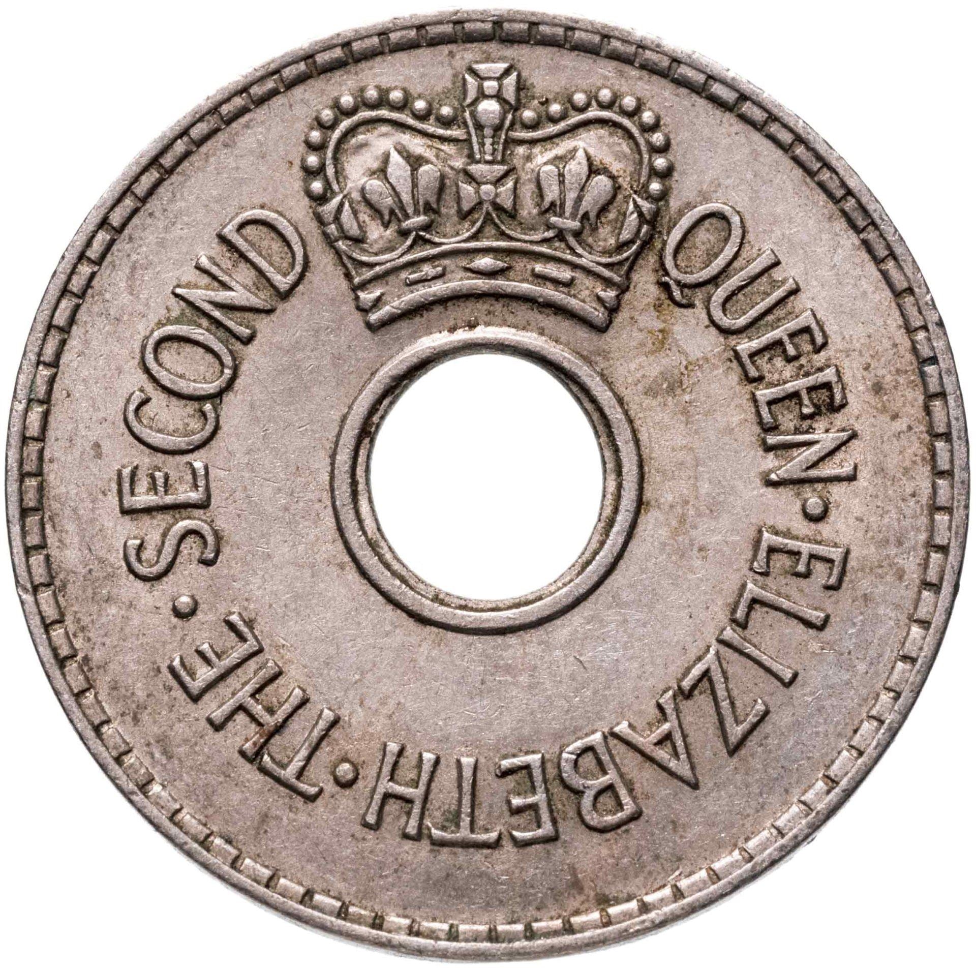 Fiji | 1 Penny Coin | Crown | KM:21 | 1954 - 1968
