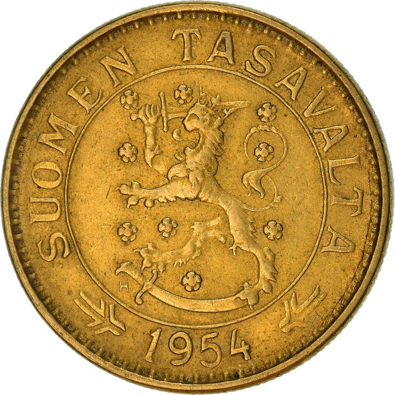 Finland Coin Finnish 20 Markkaa | Tree | KM39 | 1952 - 1962
