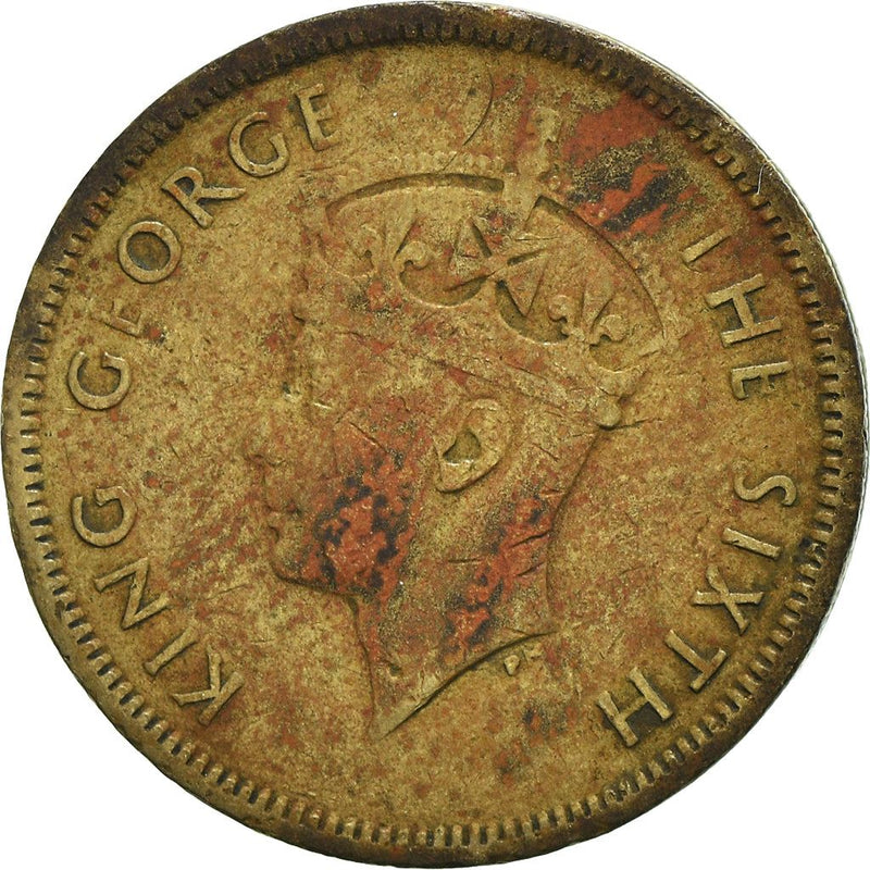 Hong Kong 10 Cents Coin | George VI | KM25 | 1948 - 1951