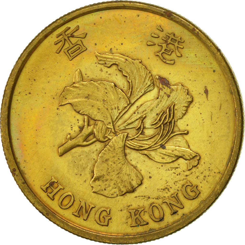Hong Kong | 50 Cents Coin | Ox | Km:74 | 1997