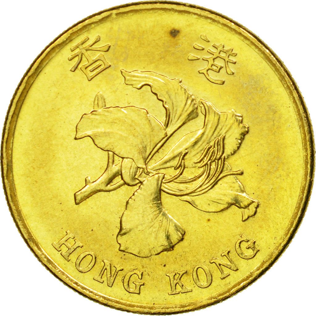 Hong Kong | 50 Cents Coin | Ox | Km:74 | 1997