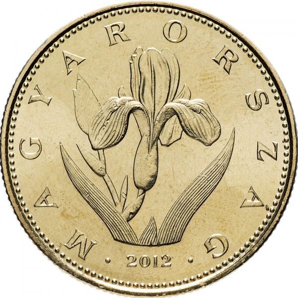 Hungary | 20 Forint Coin | Iris Aphylla | KM849 | 2012 - 2021