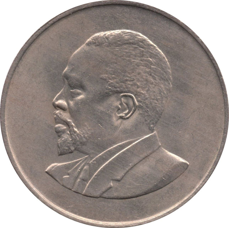 Kenya 1 Shilling | Jomo Kenyatta 1963 - 1978 Coin | KM5 | 1966 - 1968