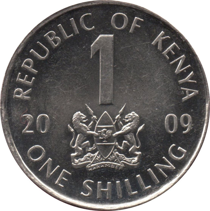 Kenya 1 Shilling | Mzee Jomo Kenyata Coin | KM34 | 2005 - 2010