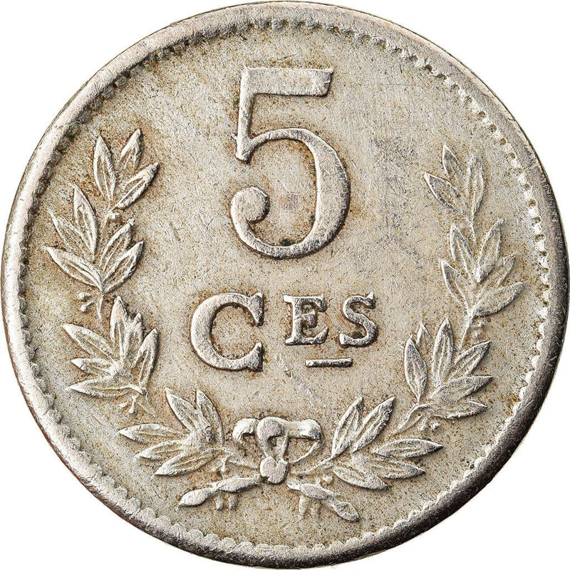 Luxembourg | 5 Centimes Coin | Charlotte | KM33 | 1924