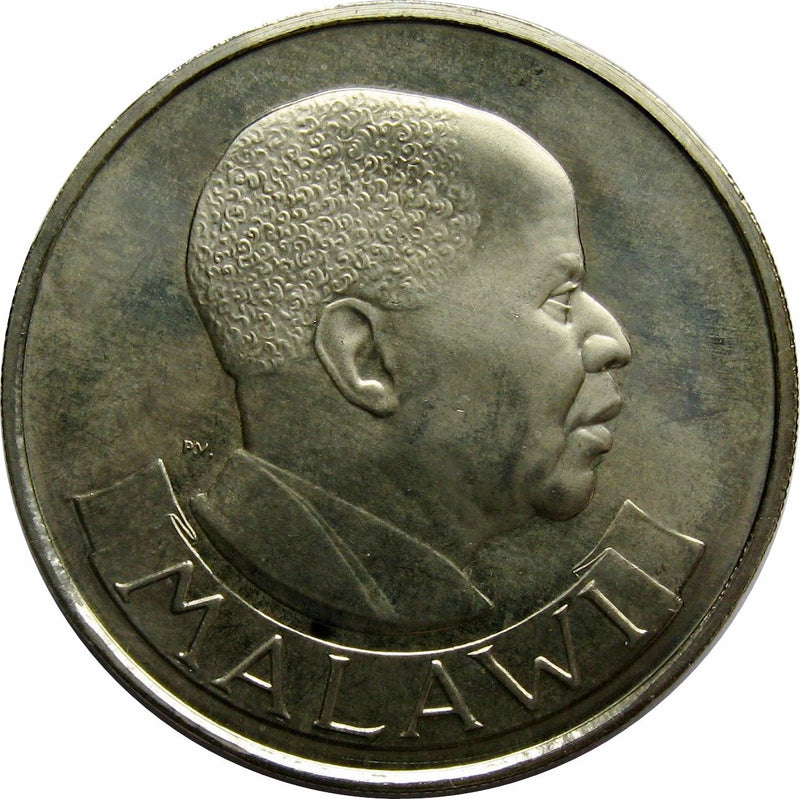Malawi 6 Pence Coin | Hastings Banda | Rooster | KM1 | 1964 - 1967