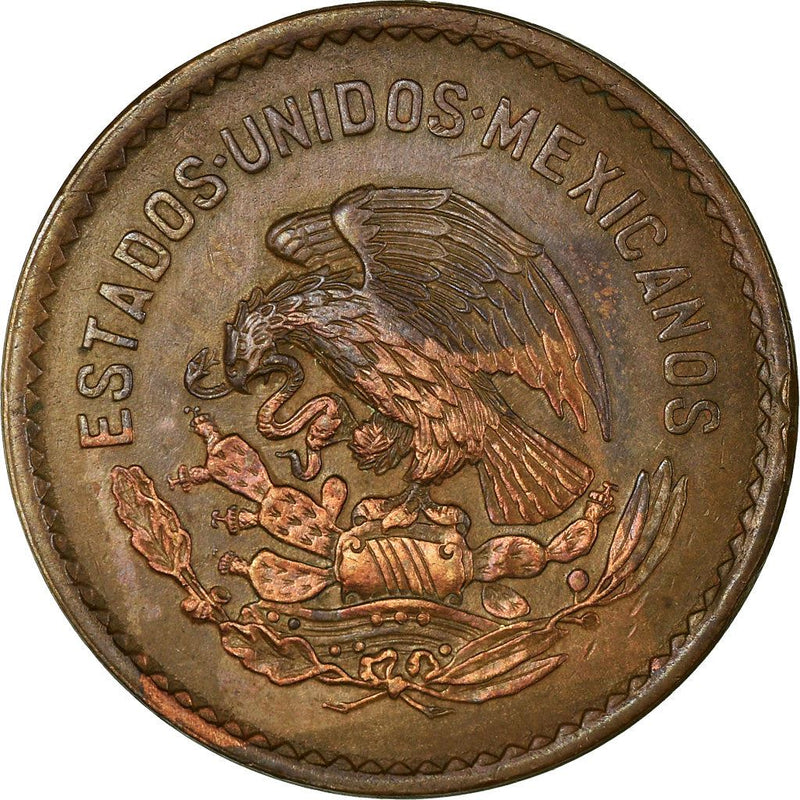Mexico 5 Centavos | Josefa Ortiz de Dominguez | Oak wreth Coin | KM424 | 1942 - 1955
