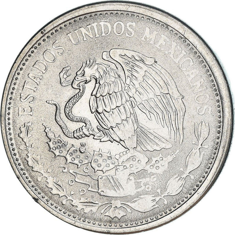 Mexico 50 Pesos Coin | Benito Pablo Juarez Garcia | Eagle | Shield | KM495a | 1988 - 1992