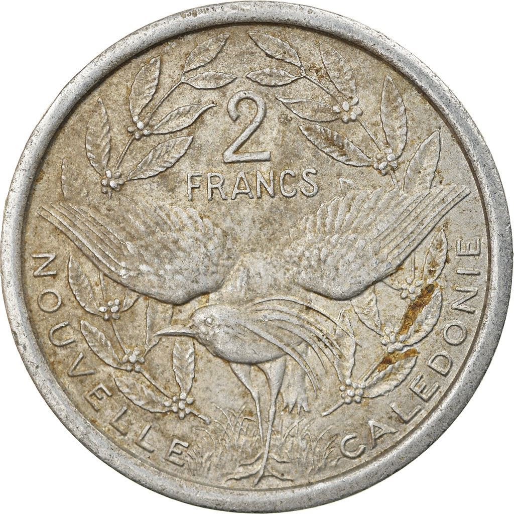 New Caledonia 2 Francs Coin 1971 KM 9