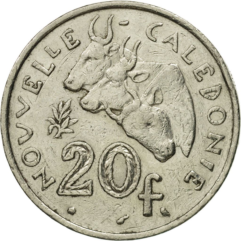New Caledonia 20 Francs Coin 1967 - 1970 KM 6
