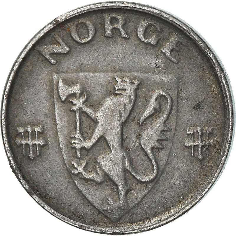 Norway | 1 Ore Coin | Haakon VII | WW2 German Occupation | KM387 | 1941 - 1945