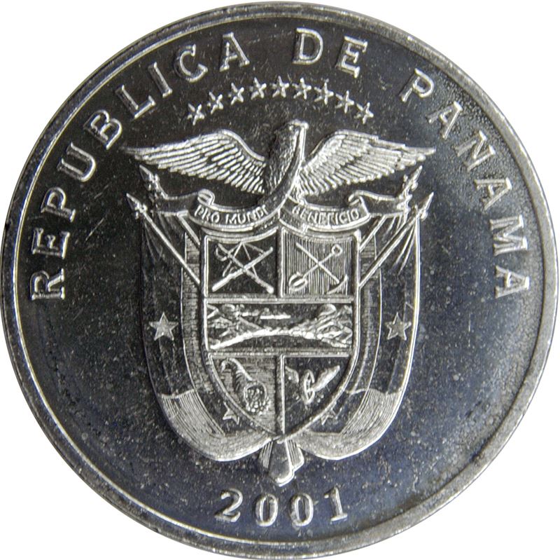 Panama 5 Centesimos Coin | Sara Sotillo | KM133 | 2001 - 2019