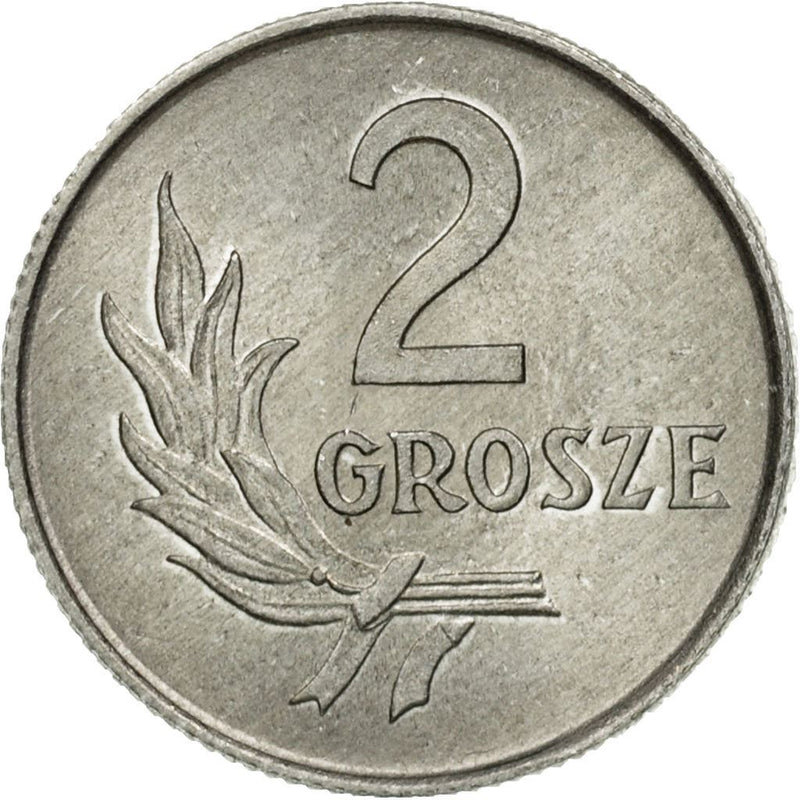 Polish 2 Grosze Coin | Eagle | Poland | 1949