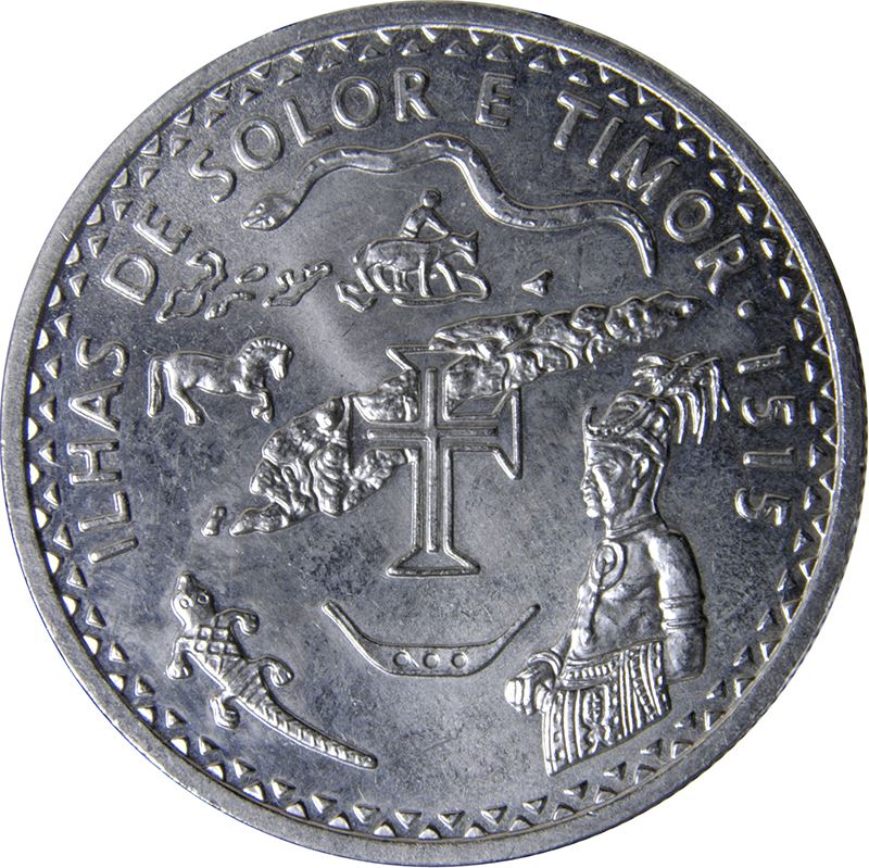 Portugal Coin Portuguese 200 Escudos | Solor Timor | Sandalwood Tree | Order of Christ | KM683 | 1995