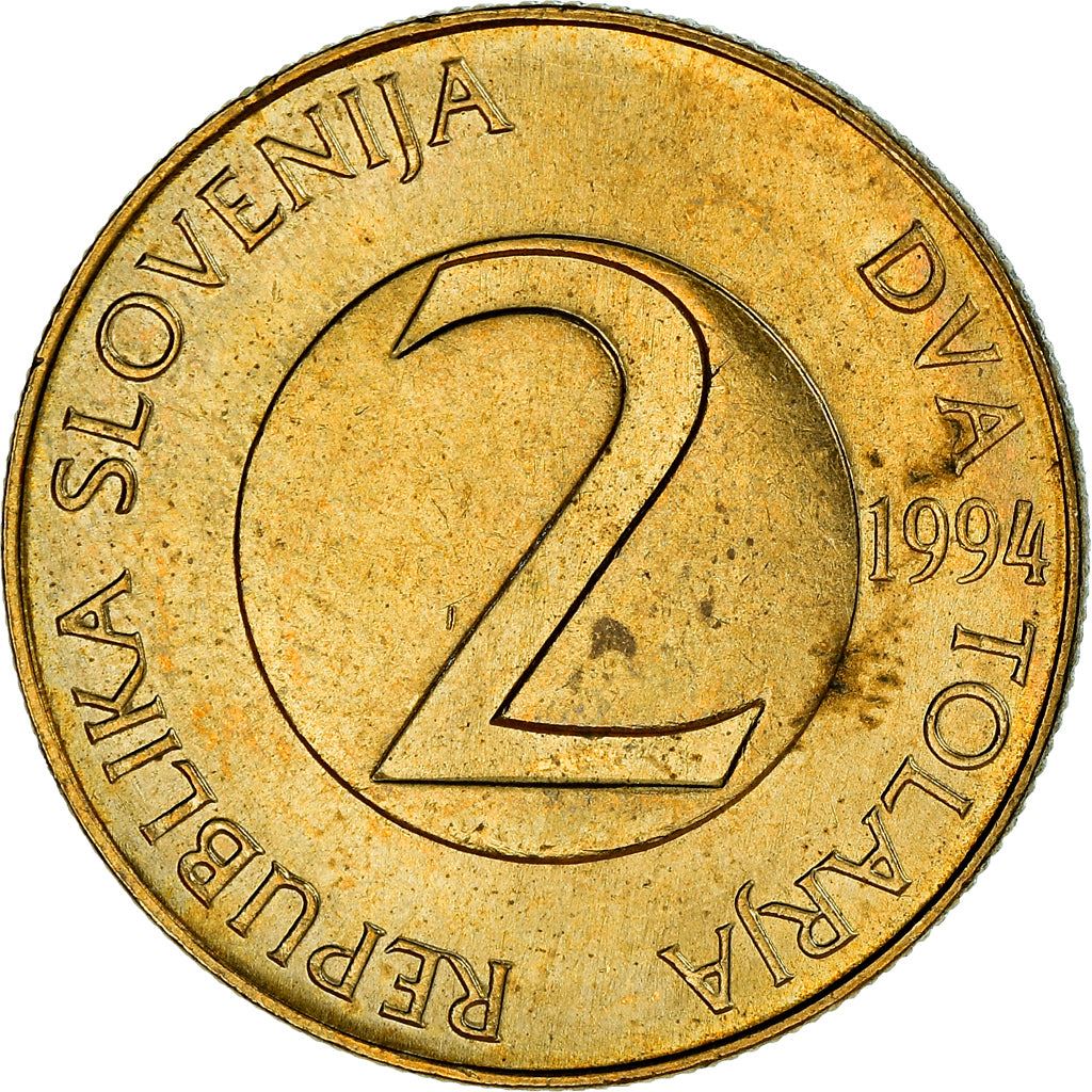 Slovenia 2 Tolarja | Barn Swallow | KM5 | 1992 - 2006