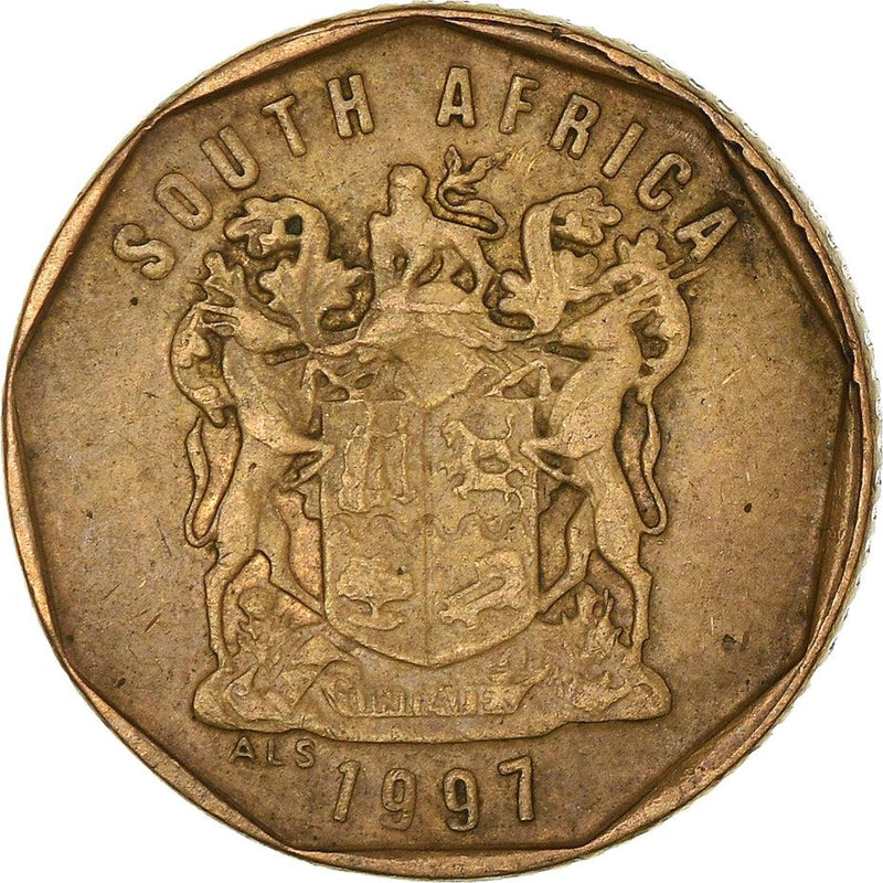 South Africa 10 Cents English Legend - SOUTH AFRICA Coin KM161 1996 - 2000