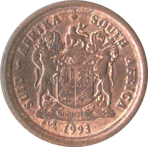 South Africa 2 Cents SUID-AFRIKA - SOUTH AFRICA Coin KM133 1990 - 1995